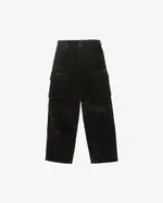 Брюки Меч Corduroy Cargo Black Moss темно-зеленые