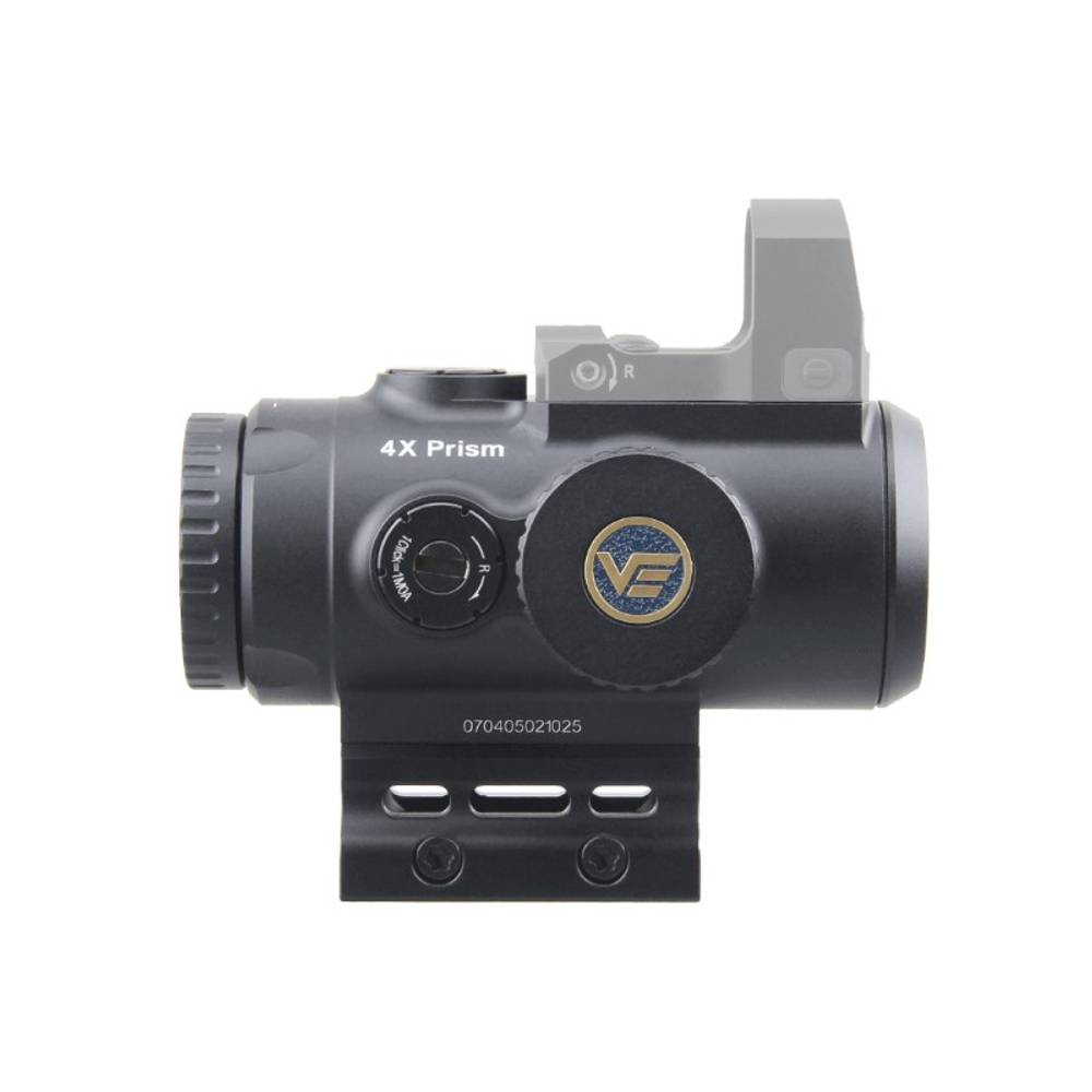 Призматический прицел Vector Optics Paragon 4x24 Micro Prism (закрытый, объектив 24мм, 1 МОА, метка баллистическая красная, picatinny/weaver, IP67)