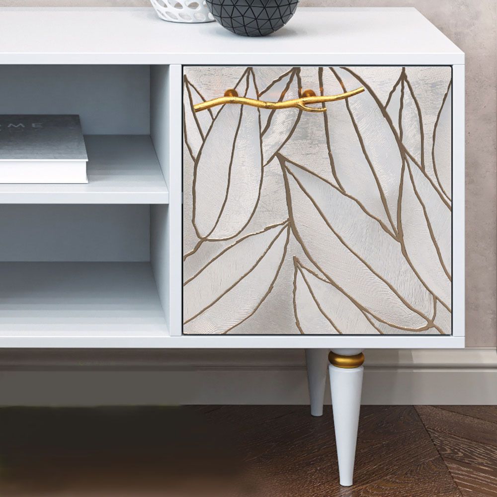 Тумба под ТВ Арт 155см Классик Айс Голд