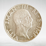 Italy 50 Centesimi 1939 R "Victor Emmanuel III – Eagle and Fasces", XF