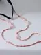 Цепочка для очков &quot;Бусинки&quot;, цвет бело-розовый, 70 см