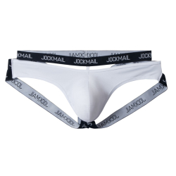 Мужские трусы джоки белые JOCKMAIL JM4068-1