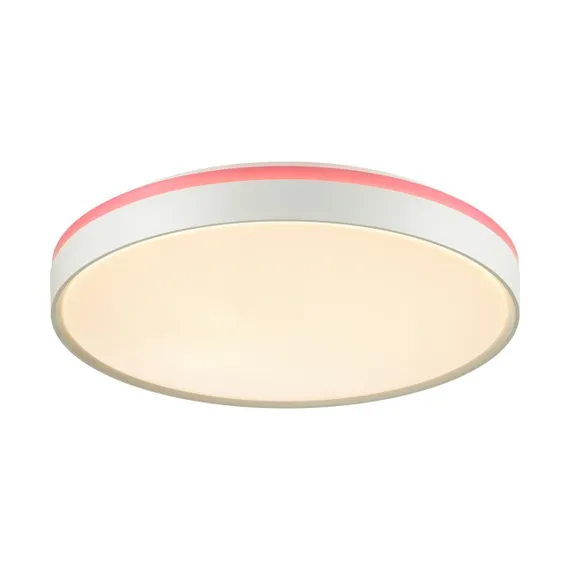 7708/EL COLOR SN 154 Светильник пластик/розовый LED 70Вт 3000-6000К D500 IP43 пульт ДУ KEZO PINK