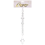 Подвеска «Элегантная льдинка» 23 см, Прозрачный