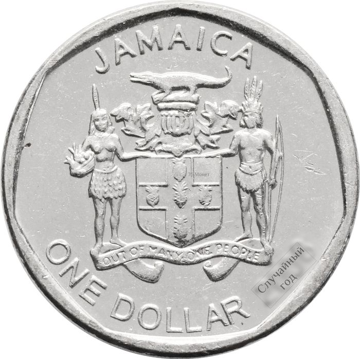 1 доллар 2008-2022 Ямайка
