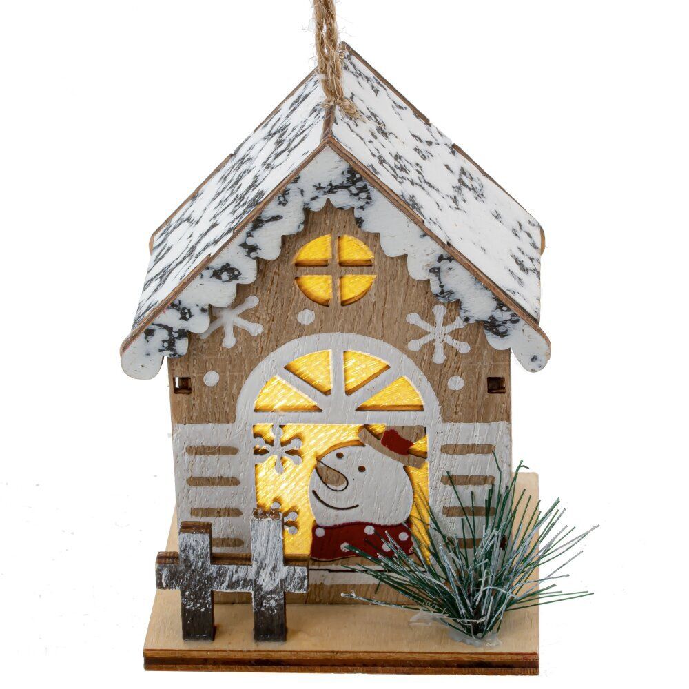 GAEM Изделие декоративное с подсветкой "Домик" (LR54х3), L7,5 W7 H9,5 см, 3в.