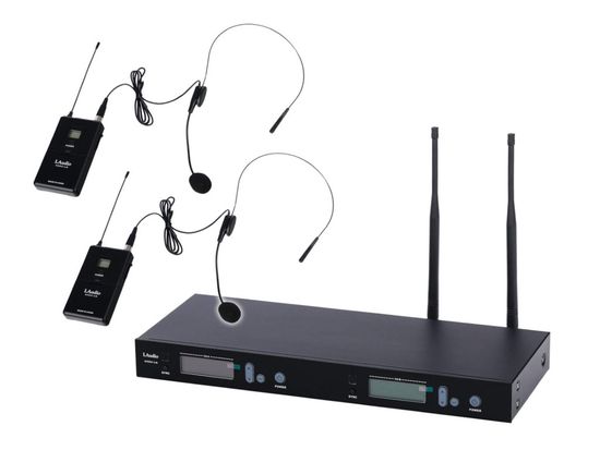 5000-US Беспроводная микрофонная система, 2 головных микрофона, LAudio