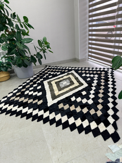 Покрывало меховое ковер из шкуры овчины