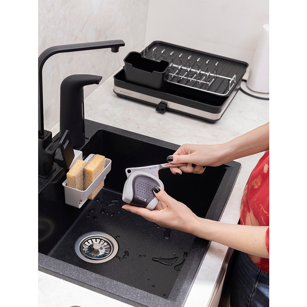 Диспенсер для мыла сенсорный asne, 380 мл, черный