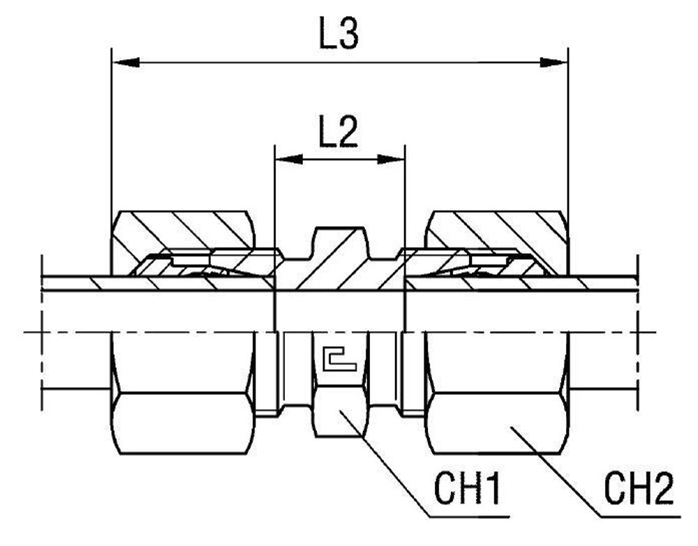 Соединение P DL18 M26х1.5 (в сборе)