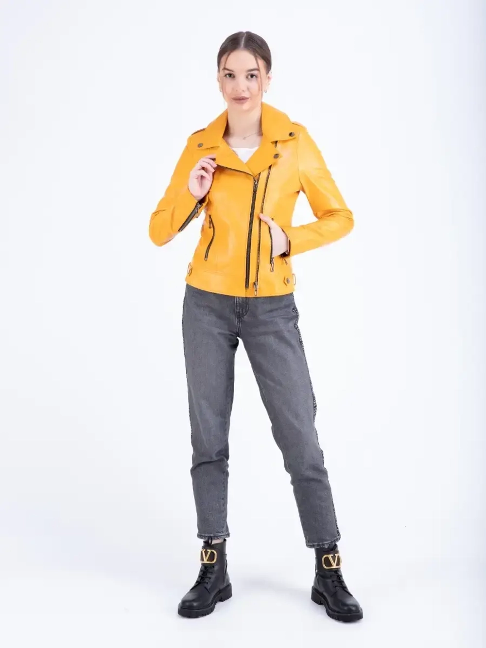 Косуха куртка женская натуральная Турция