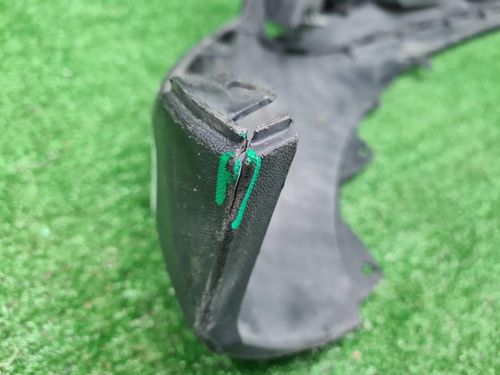 Юбка переднего бампера Mercedes GLC X253 (19-22)