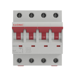 Модульный автоматический выключатель YON MB63, 4P, характеристика D, 13A, 6kA