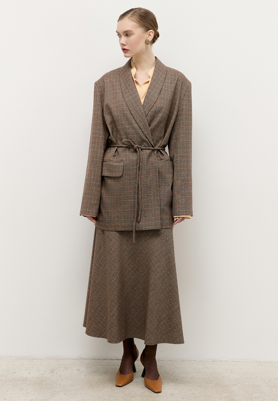 Блейзер с поясом