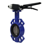 Water butterfly valve Elephant GGG50-316L-EPDM body material - cast iron GGG50, disk material - stainless steel AISI 316L, seal - EPDM with handle, with two LS-103 250V limit switches and a bracket for mounting the limit switches