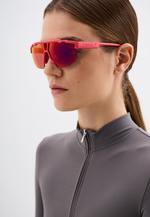 Спортивные очки HILX Specialist Matt Solid Magenta / Red Lens