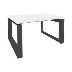 Onix Direct Стол журнальный на О-образном м/к O.MO-SJ-1 Белый Бриллиант/Металл Антрацит 780*600*450