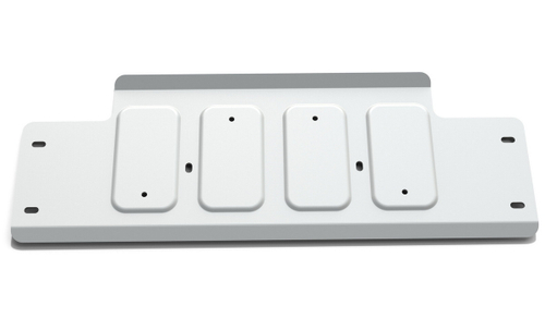 Защита рулевых тяг Rival для Land Rover Defender 90/110 рестайлинг (V - все) 2007-2016, штампованная, алюминий 6 мм, с крепежом, 2333.3128.1.6