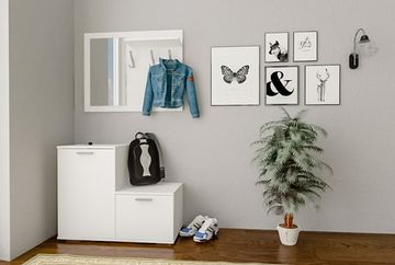 Прихожая ДЖЕННИ-2 белый