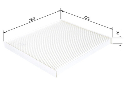 BOSCH - 1987432269-BOC - Filter, cabin air