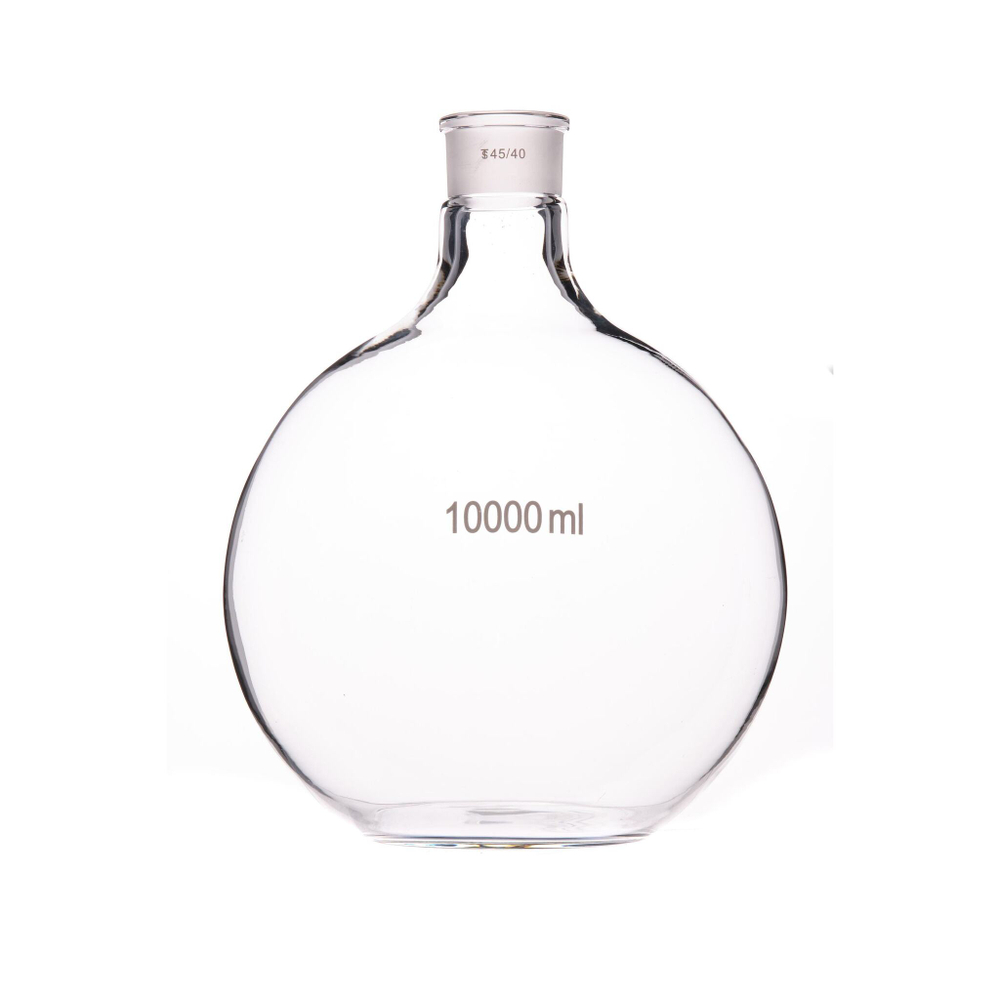 Колба плоскодонная, 10000 мл, шлиф 45/40