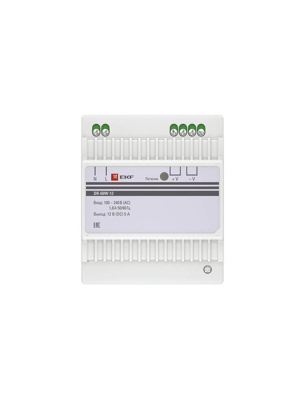 Блок питания 12В DR-60W-12 PROxima EKF dr-60w-12