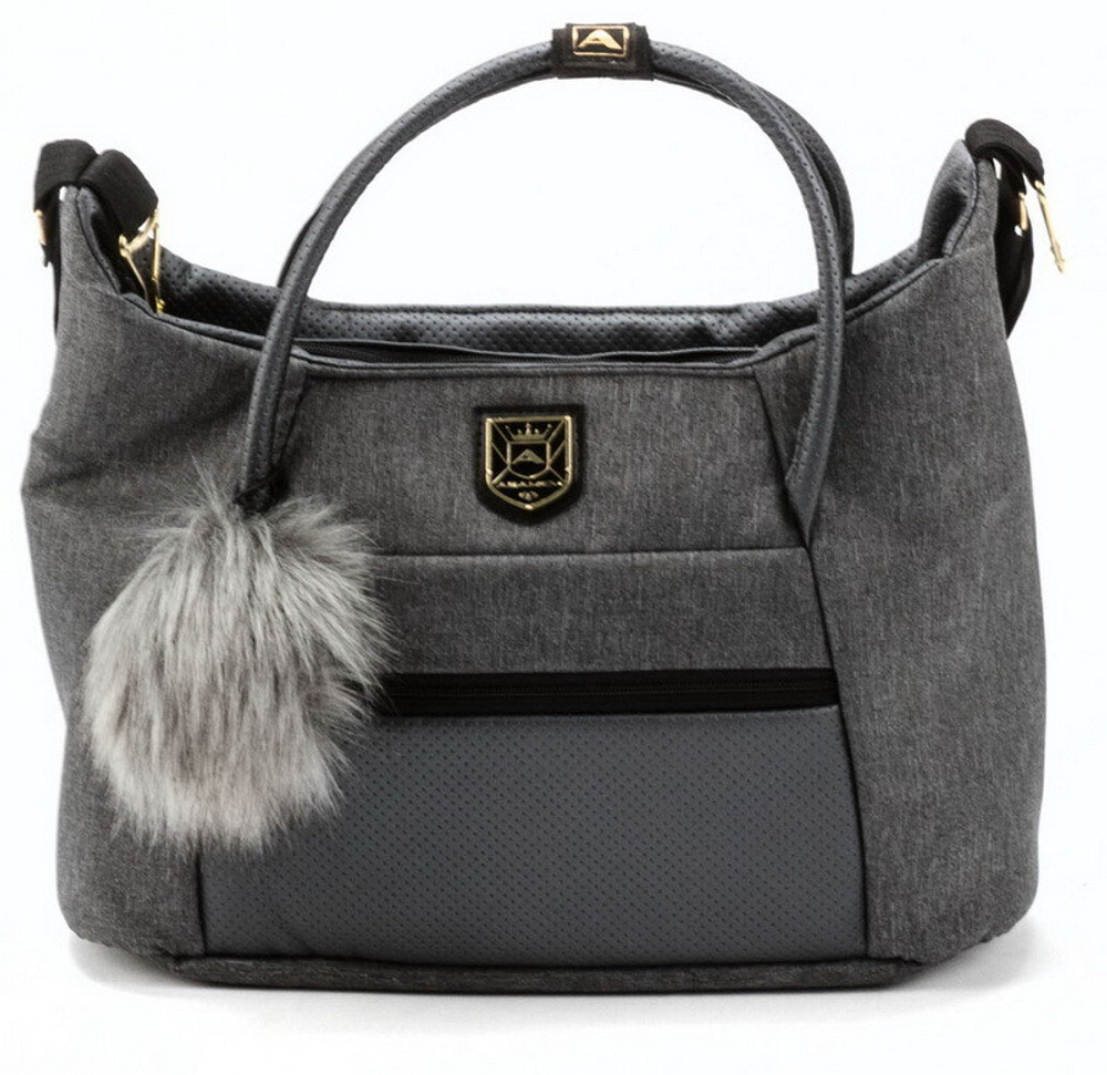 Детская коляска Adamex Belissa Special Edition 2 в 1 B-PS562 (Т.СЕР ЗОЛОТ.РАМ)