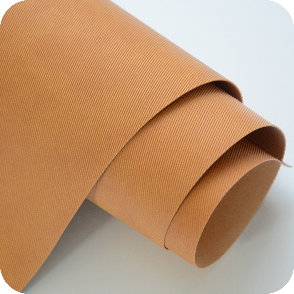 Кожзам переплетный с тиснением "Джинса", охра