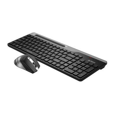 Комплект (клавиатура + мышь) A4Tech Fstyler FB2535C, черный/серый (мембранная, беспроводная 2.4 GHz, Bluetooth) slim