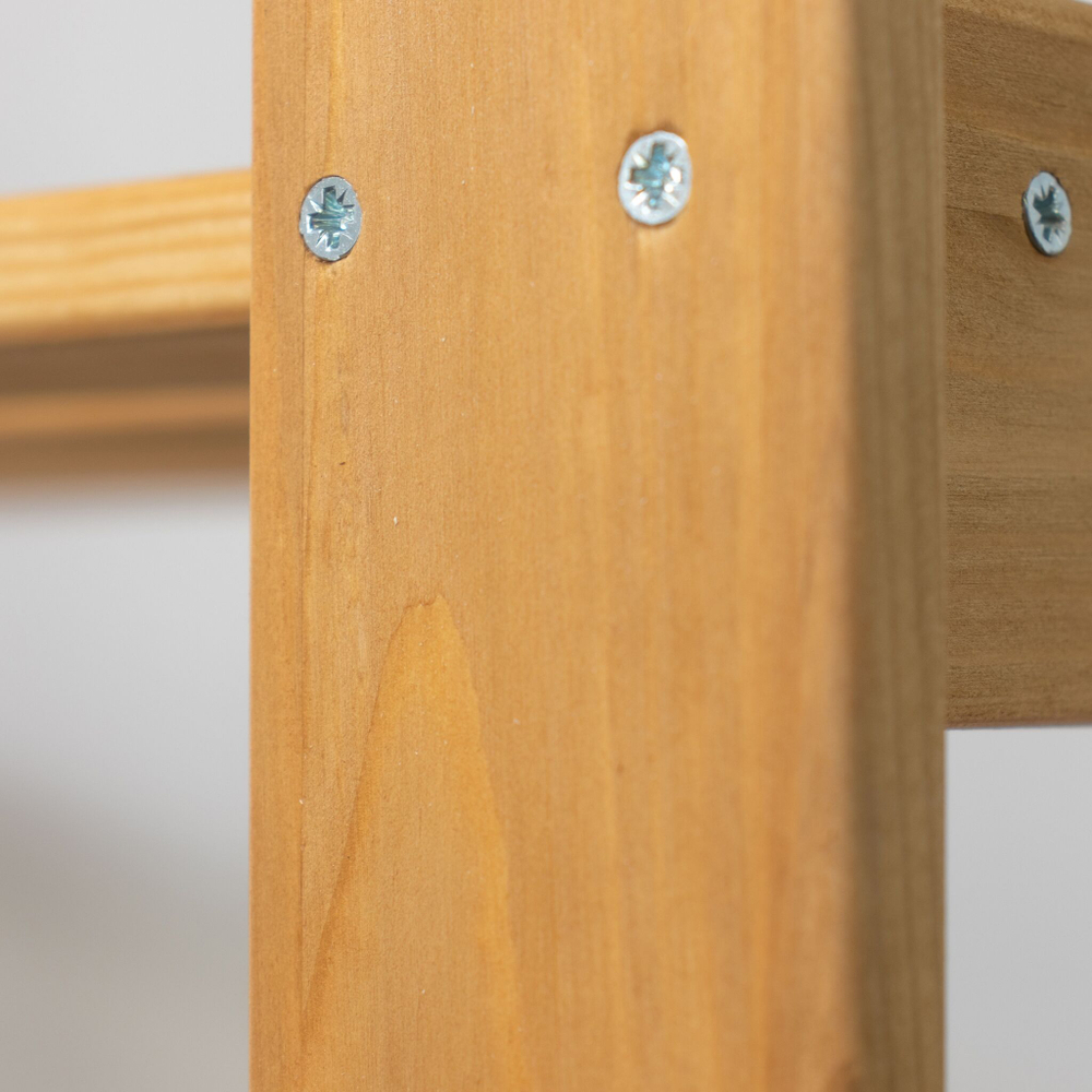 Стеллаж деревянный Альберт 116 см, без отделки