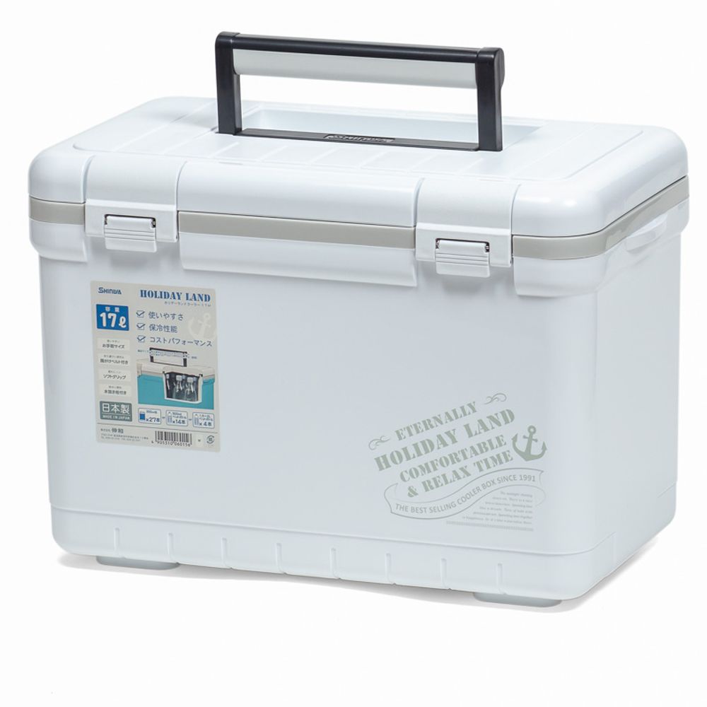 Термобокс SHINWA Holiday Land Cooler 17H белый  /8