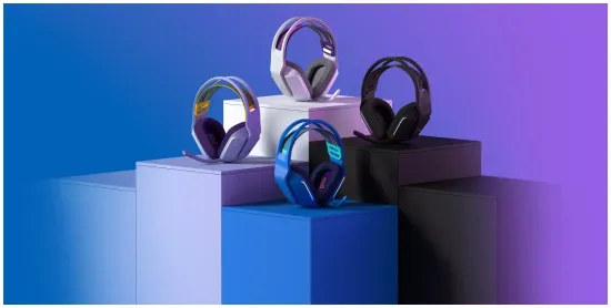Беспроводная компьютерная гарнитура Logitech G G733 LightSpeed, лиловый