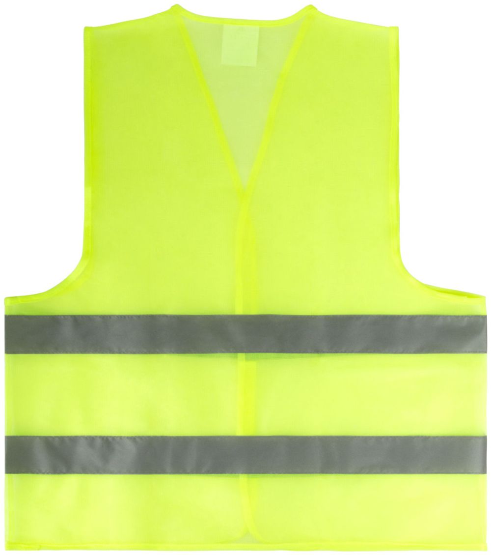 Жилет сигнальный желтый, 2 горизонтальные полосы, 60 гр., размер XXXL, 12124М