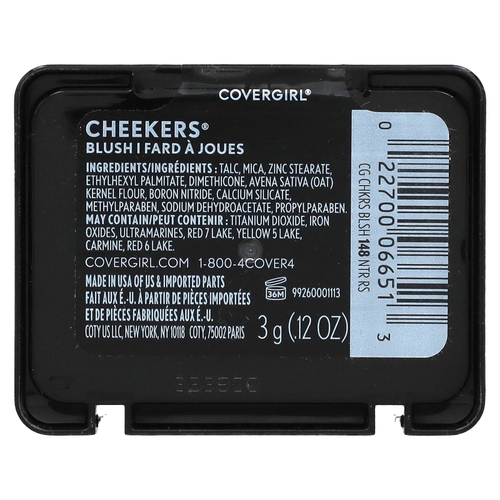Covergirl, Cheekers Blush, оттенок 148 Natural Rose, 3 г (0,12 унции)
