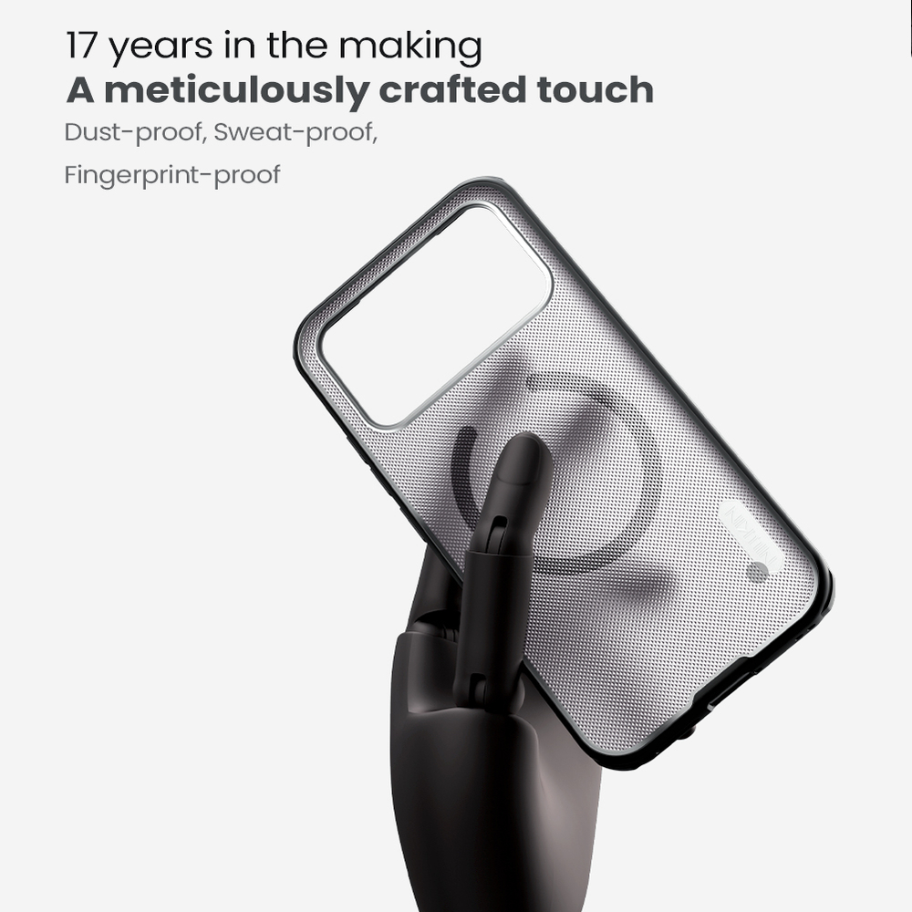 Чехол тонированный c MagSafe для Xiaomi Poco F8 Ultra и Redmi K90 Pro Max, серия Super Frosted Shield Pro Magnetic (Clear version) от Nillkin