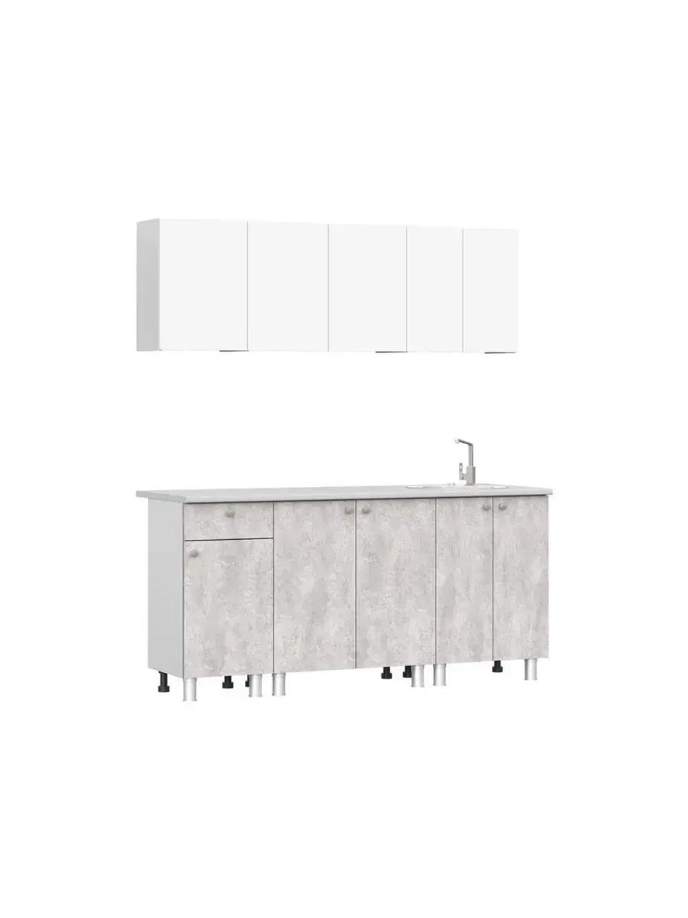 Кухонный гарнитур 160 модульный 180х200 см ТИП-1