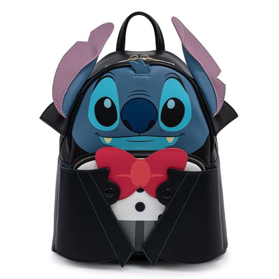 Рюкзак Loungefly Disney Vampire Stitch Bow Tie Mini Backpack WDBK1804