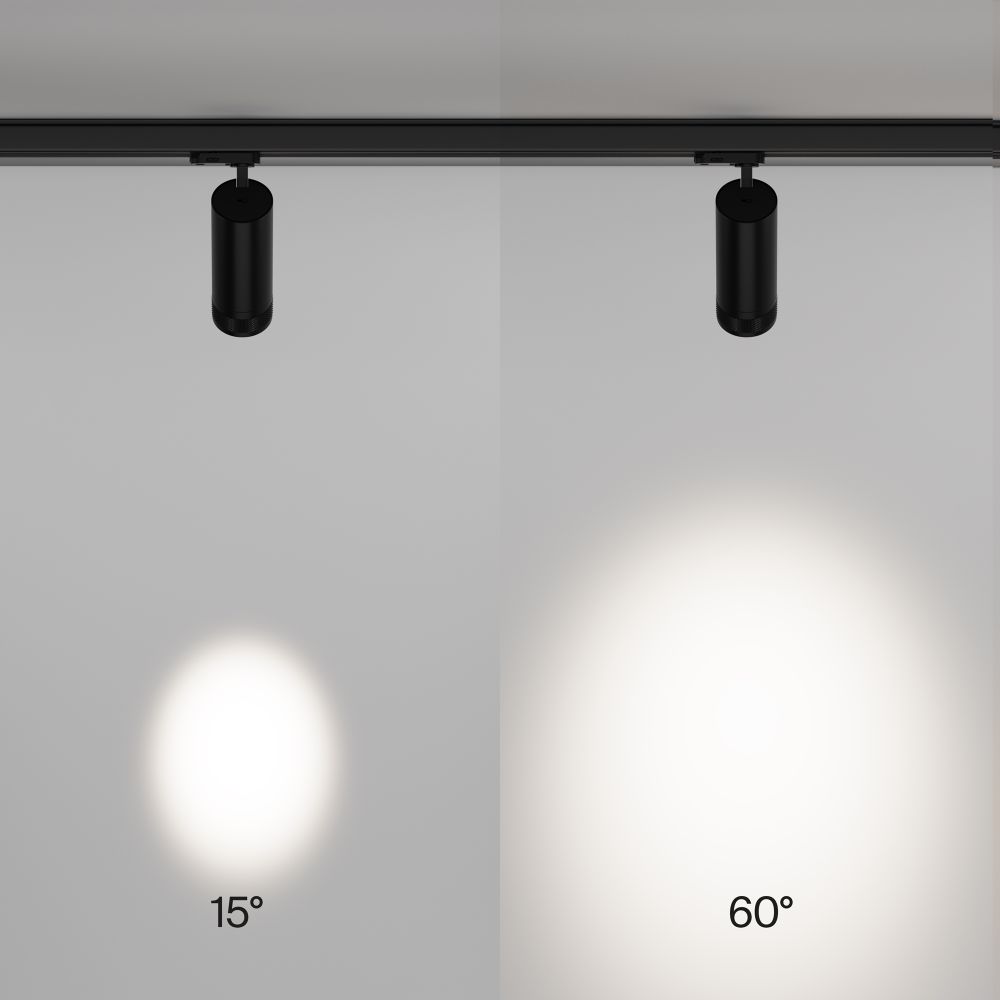 Трековый трехфазный светодиодный светильник Maytoni Trinity   TR198-3-20W4K-Z-B