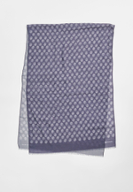 Шерстяной палантин Qarlygash & Qyzgaldaq BLUE 68х180