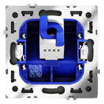 Розетка компьютерная встраиваемая VOLTUM S70 RJ45 кат.6, (титан)