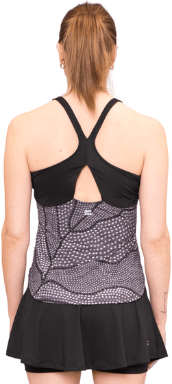 Майка женская Bidi Badu Protected Leafs, арт. W1580001-BKWH