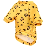 Кофта - толстовка для мелких пород собак «BRO Style», принт леопард, р L