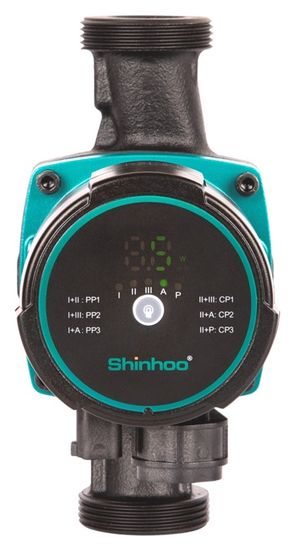 Циркуляционный насос Shinhoo Master S 25-6 180 с гайками энергоэффективный (71111003)