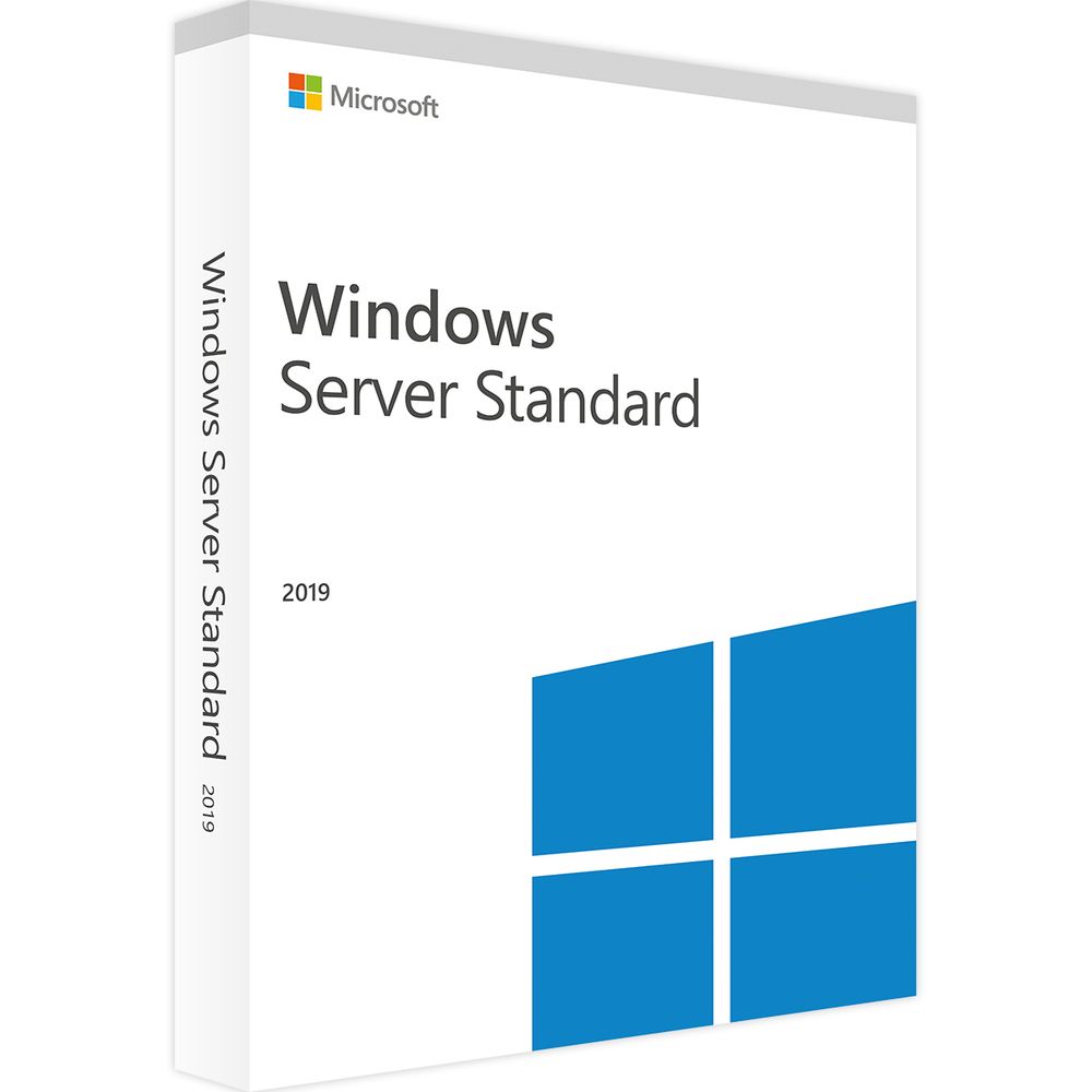 Microsoft Windows Server Standard 2019 64Bit English DVD 5 Clt 16 Core License