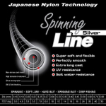 Монофильная леска для рыбалки Momoi Spinning Line Silver 0,18 мм, 4,0 кг, 100 м, серебряная, 1 штука. Товар уцененный