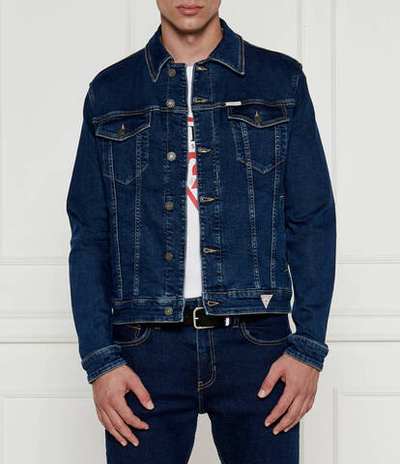 Джинсовая куртка Guess Jeans - голубой(M4YN33 D5DM3)