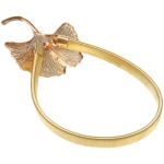 Подхват для штор на магните «Цветок золото» 6,5см