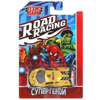Модель ин. мет. "Road Racing Супергерои" 7см. в ассорт. блистер RR-7-2311C0281-R (900) (Технопарк)