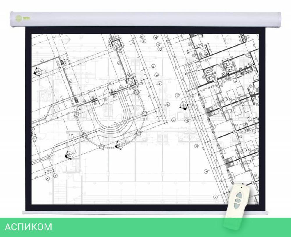 Проекционный экран Cactus CS-PSM-180x180