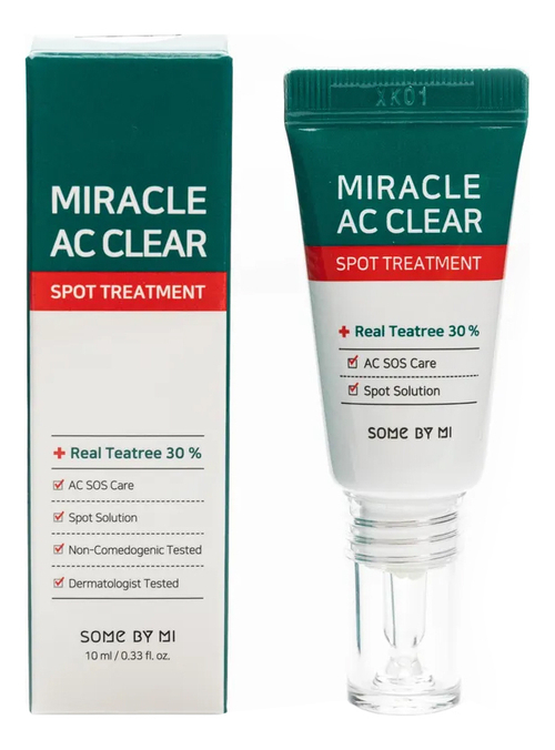 SOME BY MI Интенсивная точечная маска против акне с экстрактом чайного дерева - Miracle AC Clear Spot Treatment ,10г